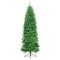 PVC Hinged Pre-lit Artificial Fir Pencil Christmas Tree with 150 Warm White